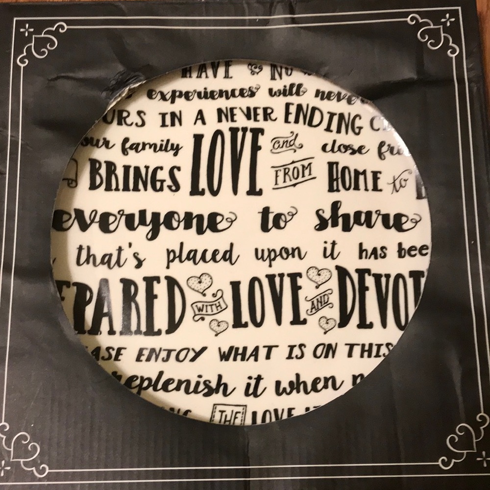 Giving plate